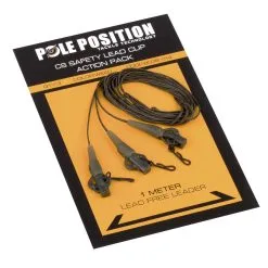 Pole Position Cs Safety Lead Clip Set + Leader 65lb