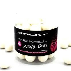 Sticky Baits The Krill White Ones Wafters 16MM