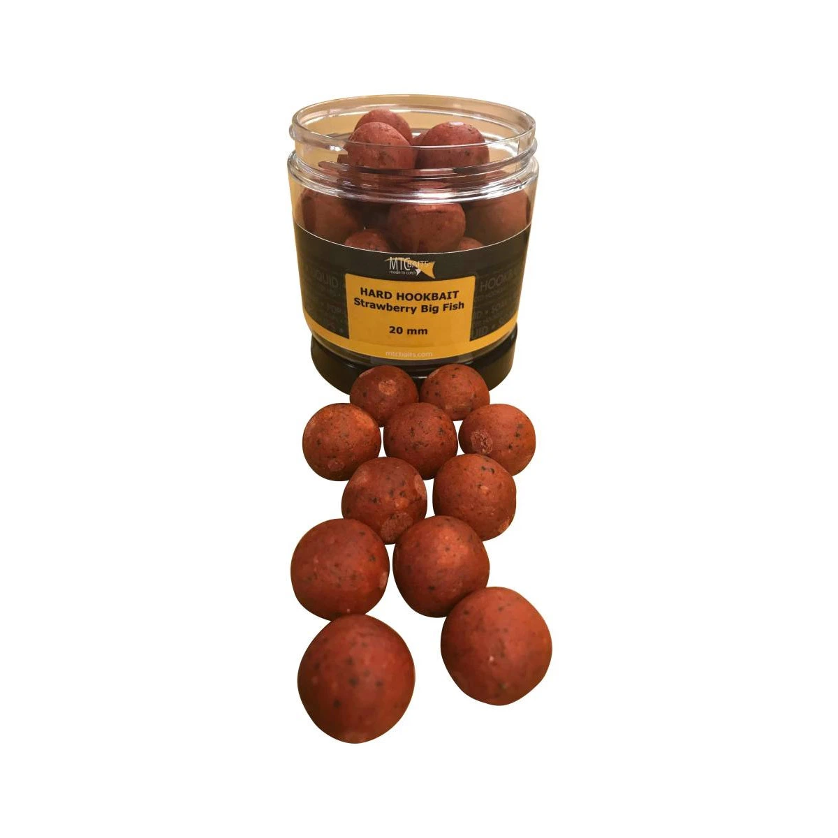 Mtc Hard Hookbait 20 Mm Strawberry Big Fish 1 Mtc Hard Hookbait 20 Mm Strawberry Big Fish
